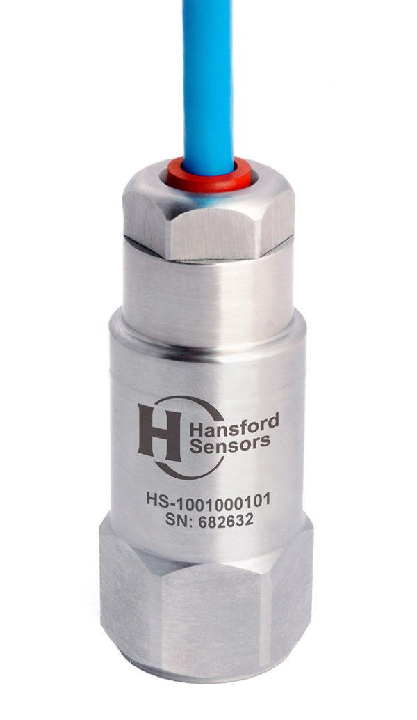 HS-100 – Top Exit – Integral PUR Cable Accelerometer