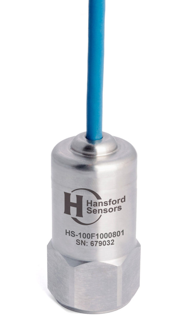 HS-100T – Top Exit – Integral FR Cable Accelerometer with Temp Output
