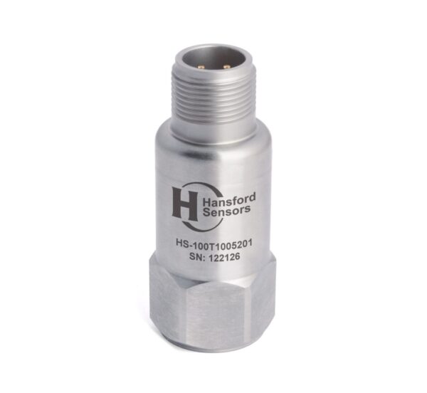 HS-100T – Top Exit – 3 Pin MS Accelerometer With Temp Output