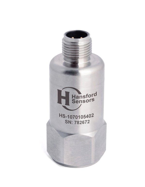 HS-107 – Top Exit – 4 Pin M12 Line Drive Accelerometer