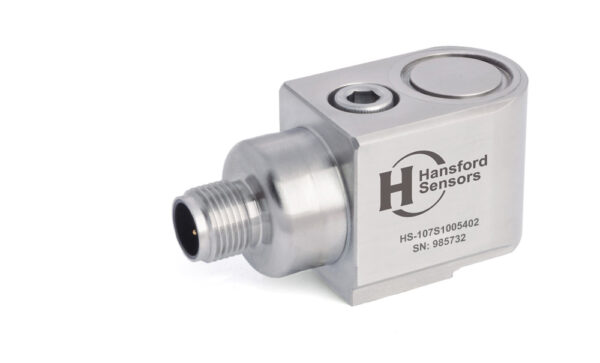 HS-107S – Side Exit – 4 Pin M12 Line Drive Accelerometer