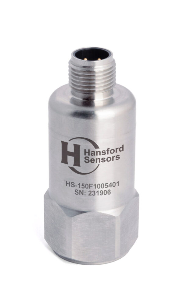 HS-150F – Top Exit – Filtered 4 Pin M12 Accelerometer