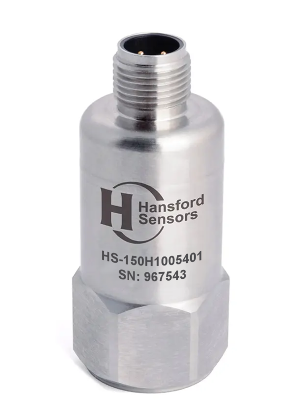 HS-150H – Top Exit – 4 Pin M12 High Temp. Accelerometer