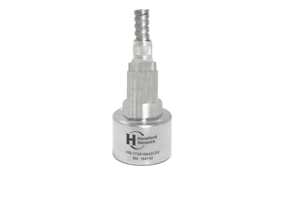 HS-173R – Top Exit – Integral FEP Cable with Conduit Round Triaxial Accelerometer