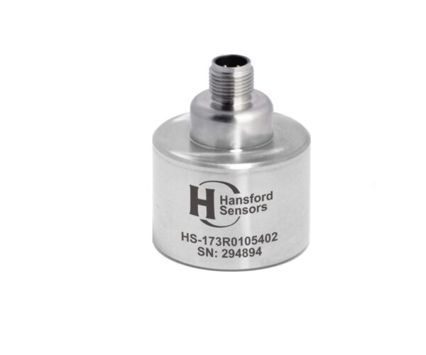 HS-173R – Top Exit – 4 Pin M12 Round Triaxial Accelerometer