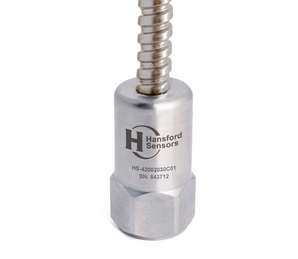 HS-420 – Top Exit – Integral FEP Cable with Conduit 4-20mA Output Accelerometer