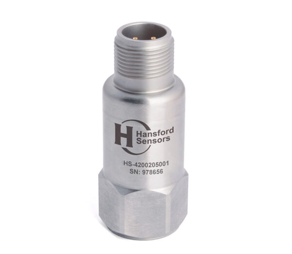 HS-420 – Top Exit – 2 Pin MS 4-20mA Output Accelerometer