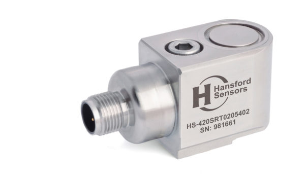 HS-420SRT – Side Exit – 4 Pin M12 Accelerometer with Temp Output
