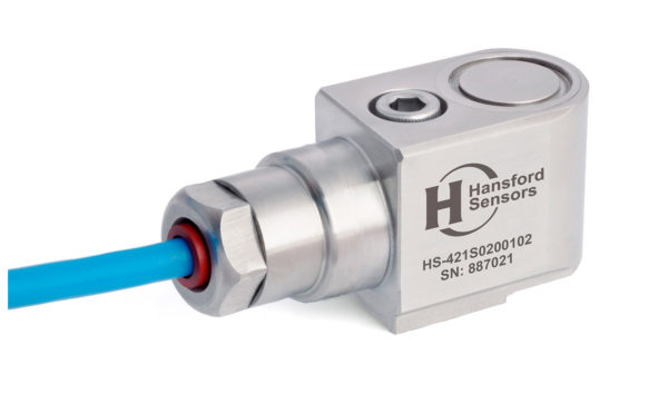 HS-421S – Side Exit – Integral PUR Cable Dual Output Accelerometer