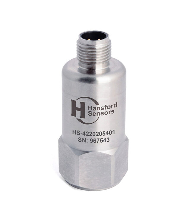 HS-422 – Top Exit – 4 Pin M12 Accelerometer