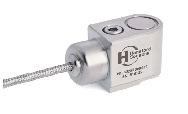 HS-422S – Side Exit – Integral Braided Cable Accelerometer