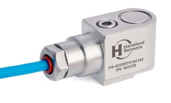 HS-422SRT – Side Exit – Integral PUR Cable Accelerometer with Temp Output