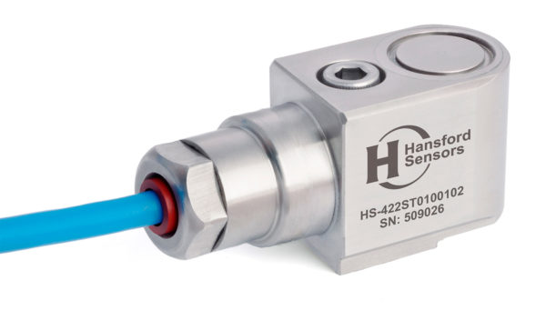 HS-422ST – Side Exit – Integral PUR Cable Accelerometer with Temp Output