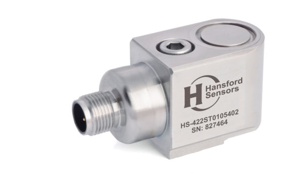 HS-422ST – Side Exit – 4 Pin M12 Accelerometer with Temp Output