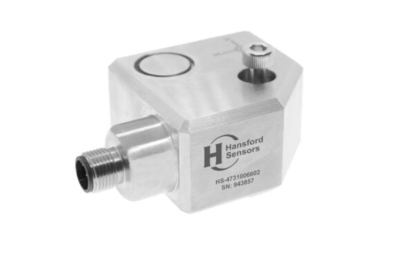 HS-473 – Side Exit – 8 Pin M12 Triaxial Accelerometer